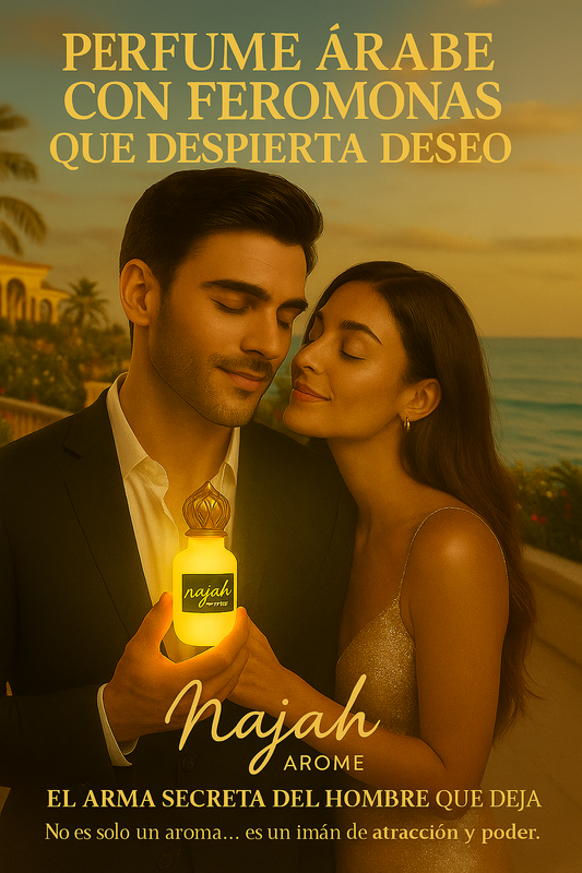 PERFUME ARABE CON FEROMONAS NAJAH X + ENVIO GRATIS